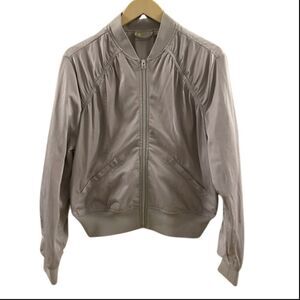 Zella Bomber Style Jacket - Size Small - light lilac color